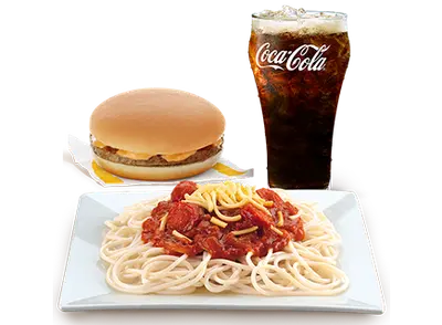 McSpaghetti w/ Burger McDo Small Meal