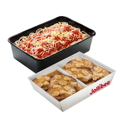 8 - pc. Burger Steak w/ Jolly Spaghetti Family Pan