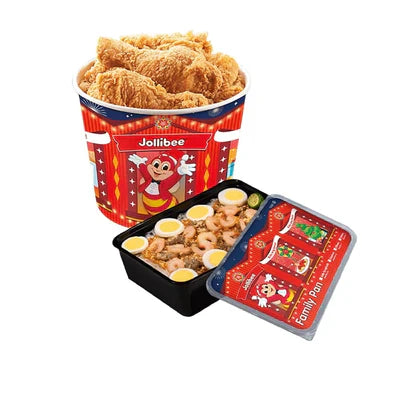 6 - pc. Chickenjoy with Palabok Family Pan