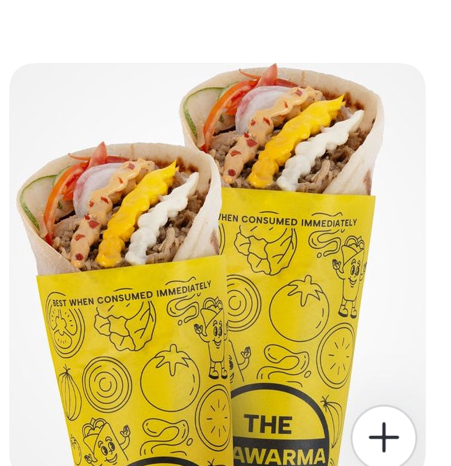 Regular Chicken
Shawarma
Wrap