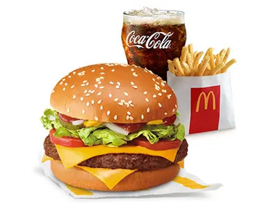Quarter Pounder with Cheese, Lettuce & Tomatoes with Small Fries