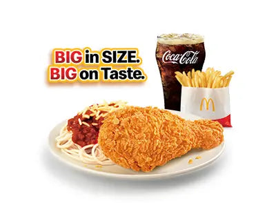 1-pc. Spicy Chicken McDo w/ McSpaghetti & Fries Small Meal